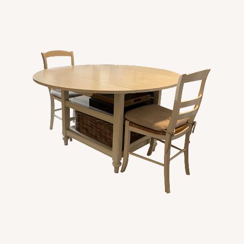 36 Round Dining Table w/ Chairs - AptDeco