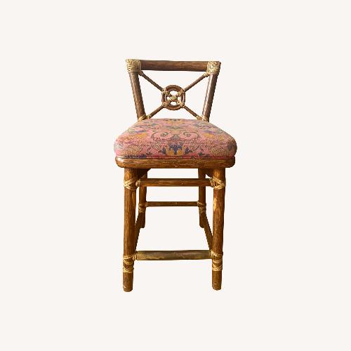 Used Baker McGuire Rattan Bar Stools for sale on AptDeco