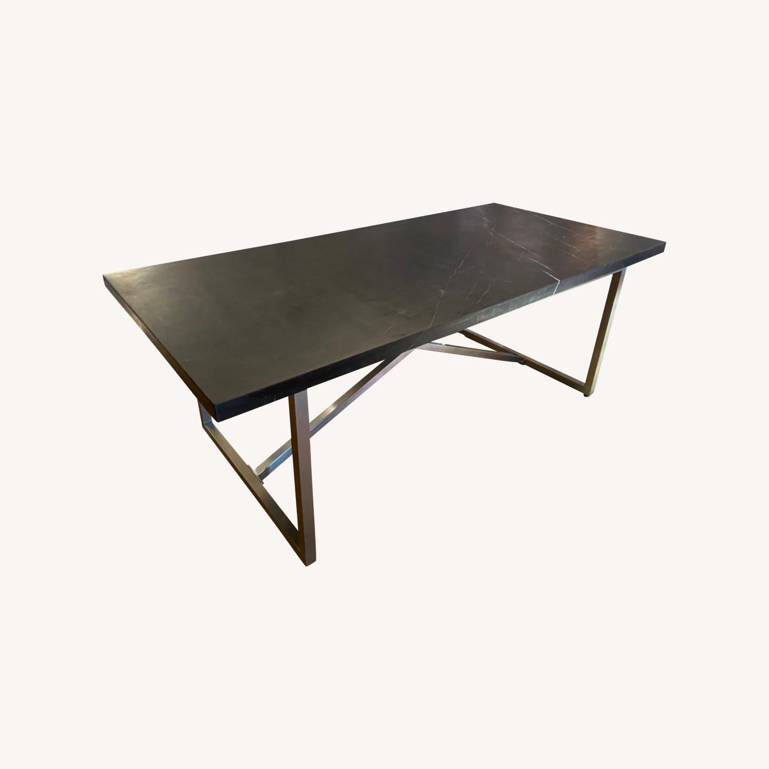 Restoration Hardware Torano Marble Dining Table AptDeco