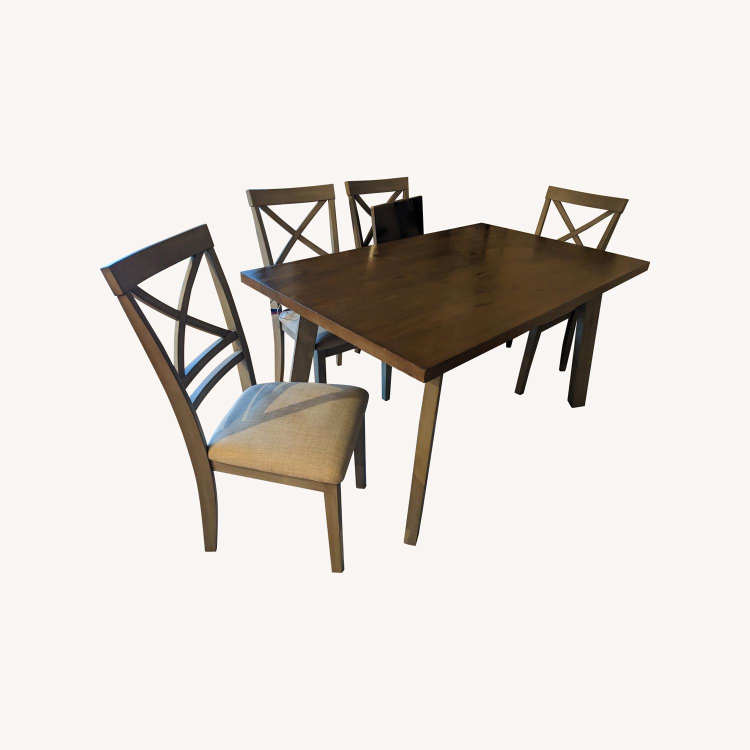 Macy's Modern 6 person Dining Set - image-0