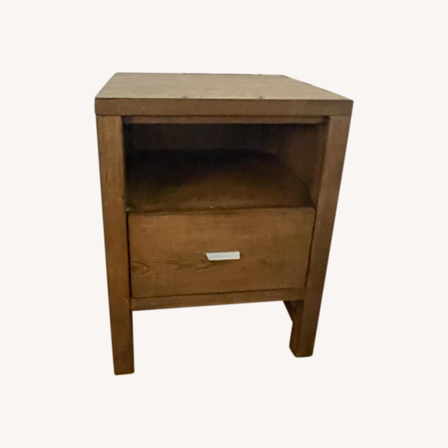 Raymour & Flanigan Wood Night Stand - image-0