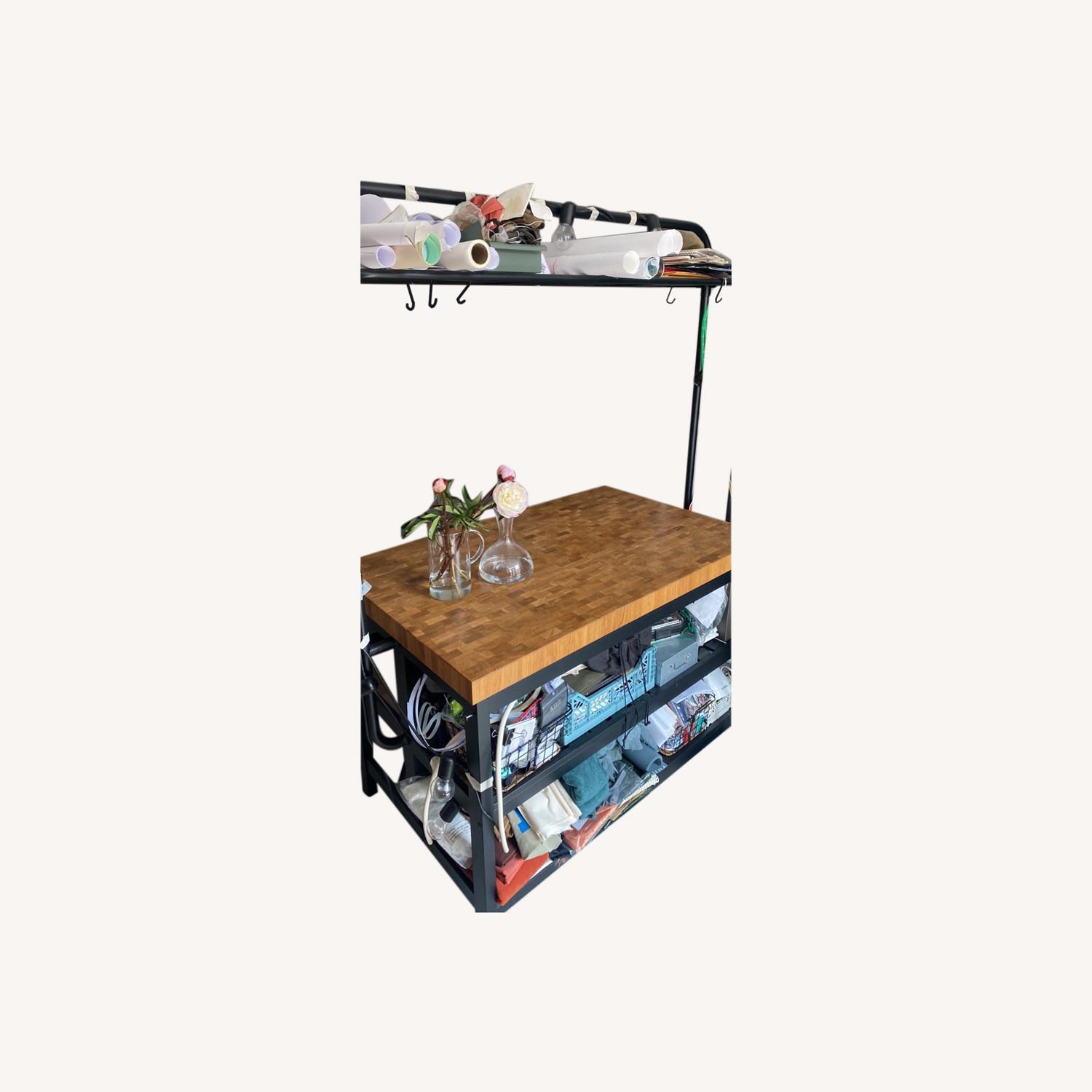 Kitchen Island With Storage and Seating - image-0