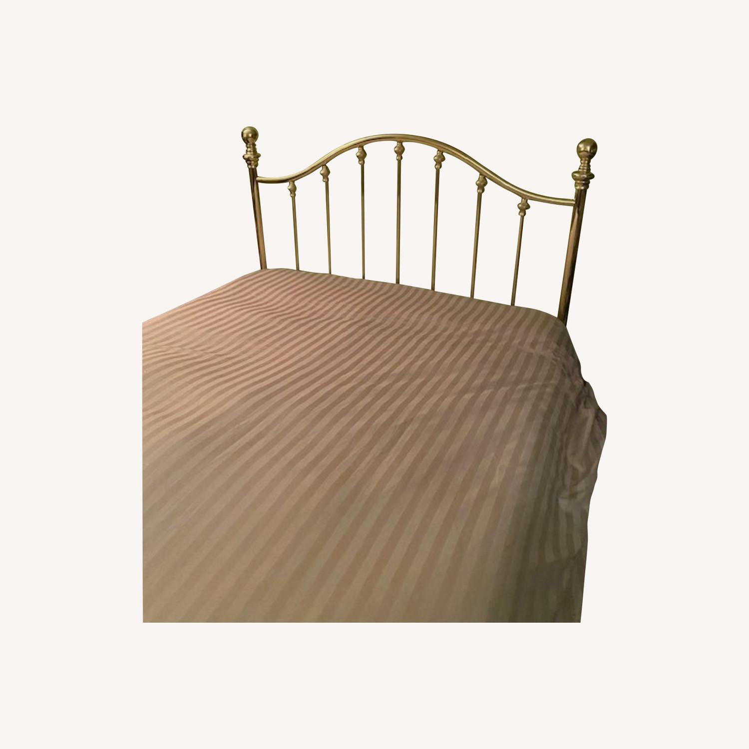 Classic Queen Brass Headboard - image-0