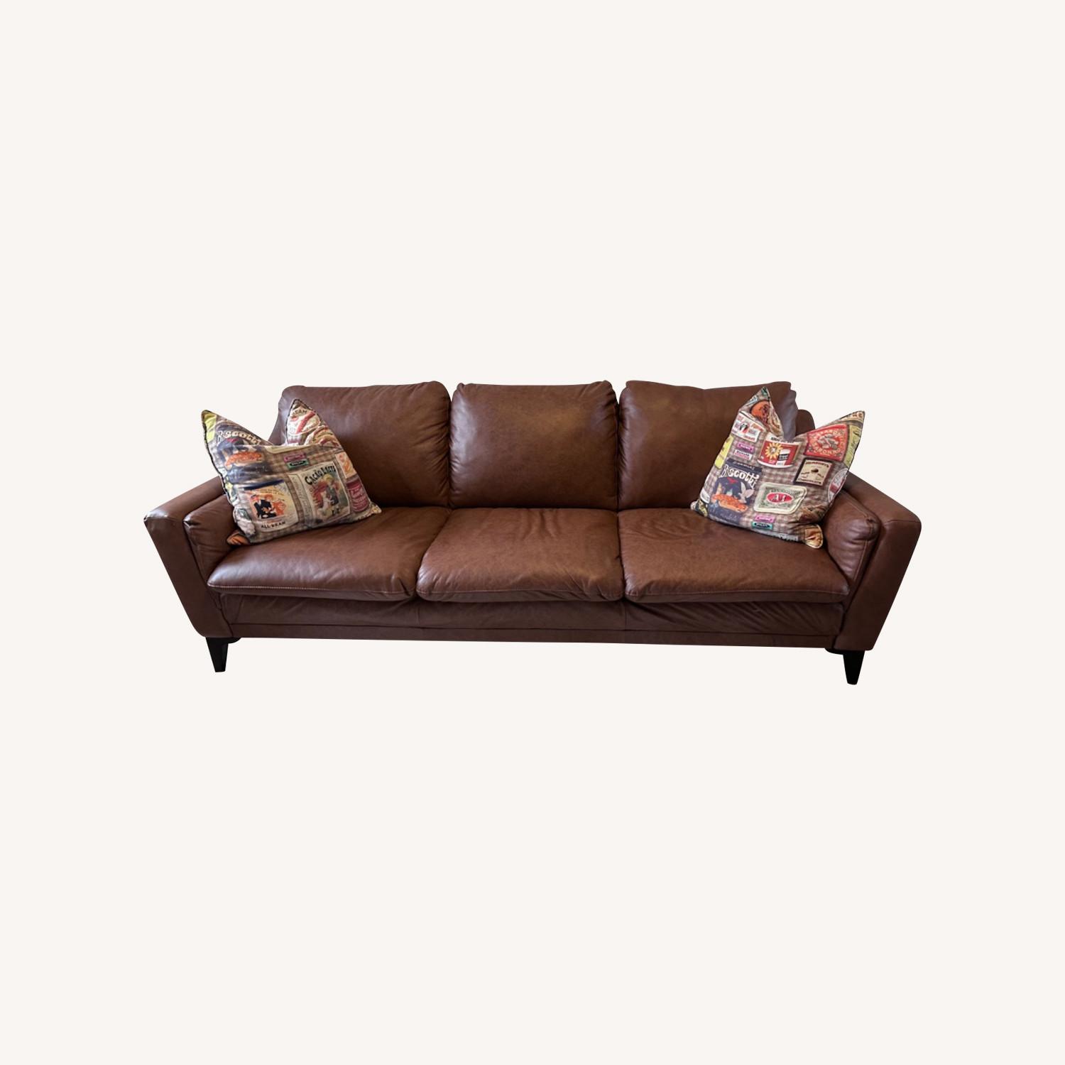 Palliser Leather 3 Seats Sofa - image-0