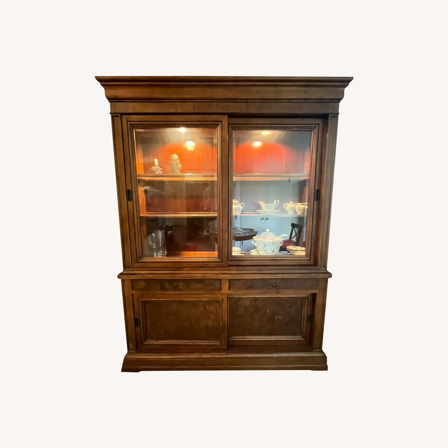 Ethan Allen Sheldon Buffet/ China China Cabinet - image-0