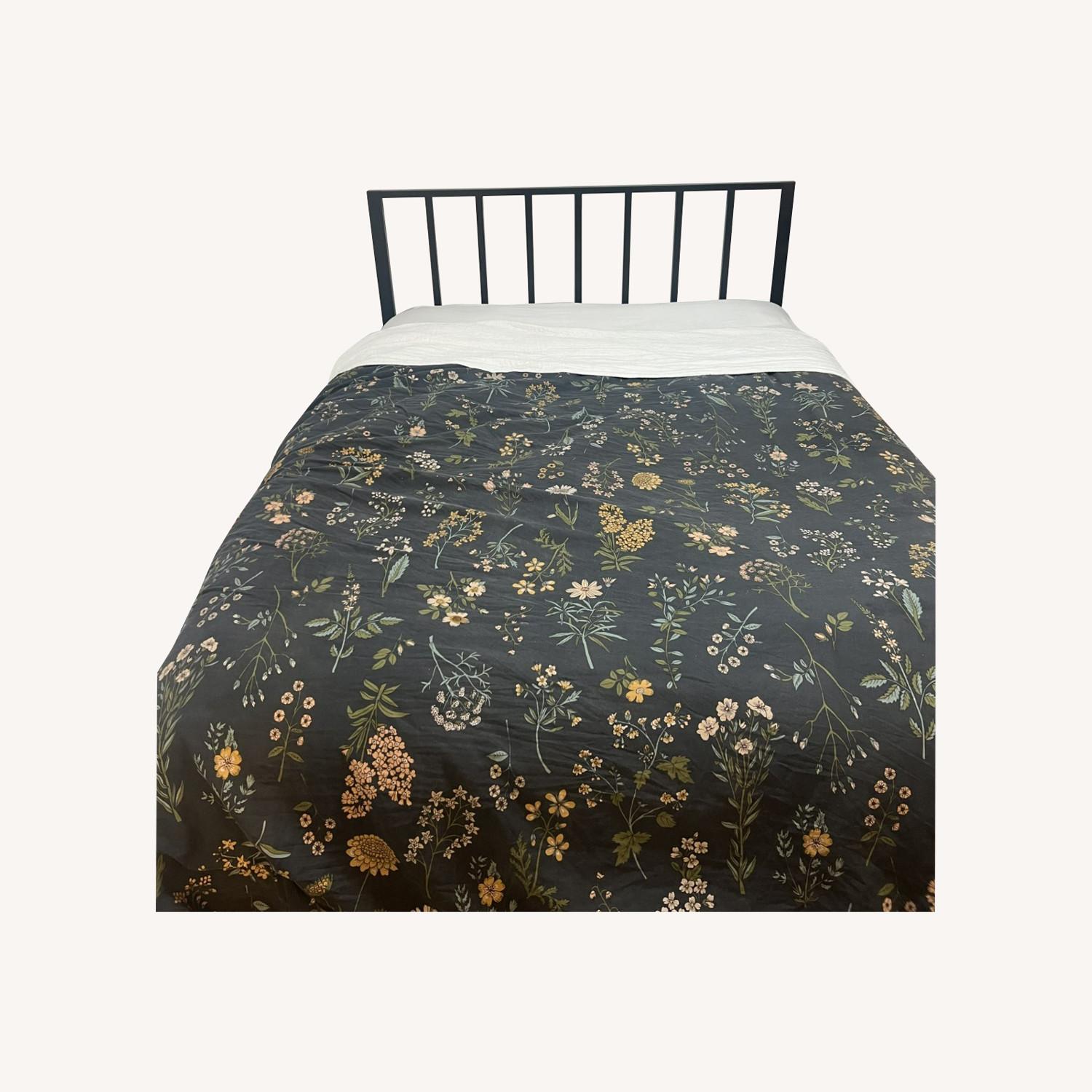 Wayfair Black Metal Queen Bed Frame - image-0