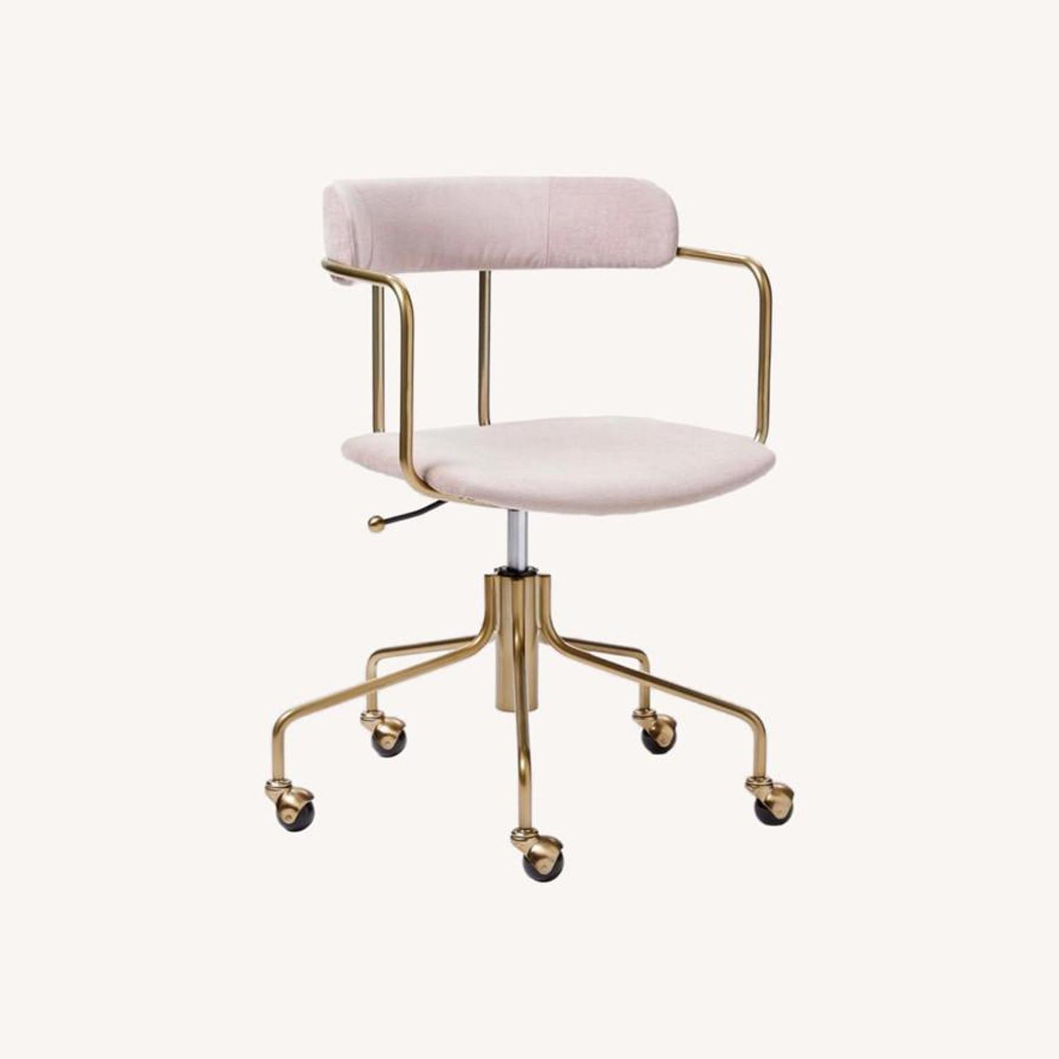 West Elm Lenox Swivel Office Chair AptDeco