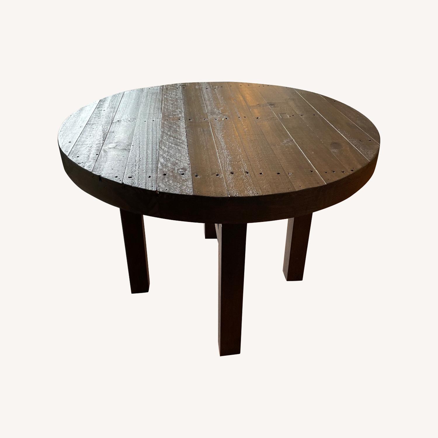 West Elm Emmerson Round Dining Table, Chestnut AptDeco