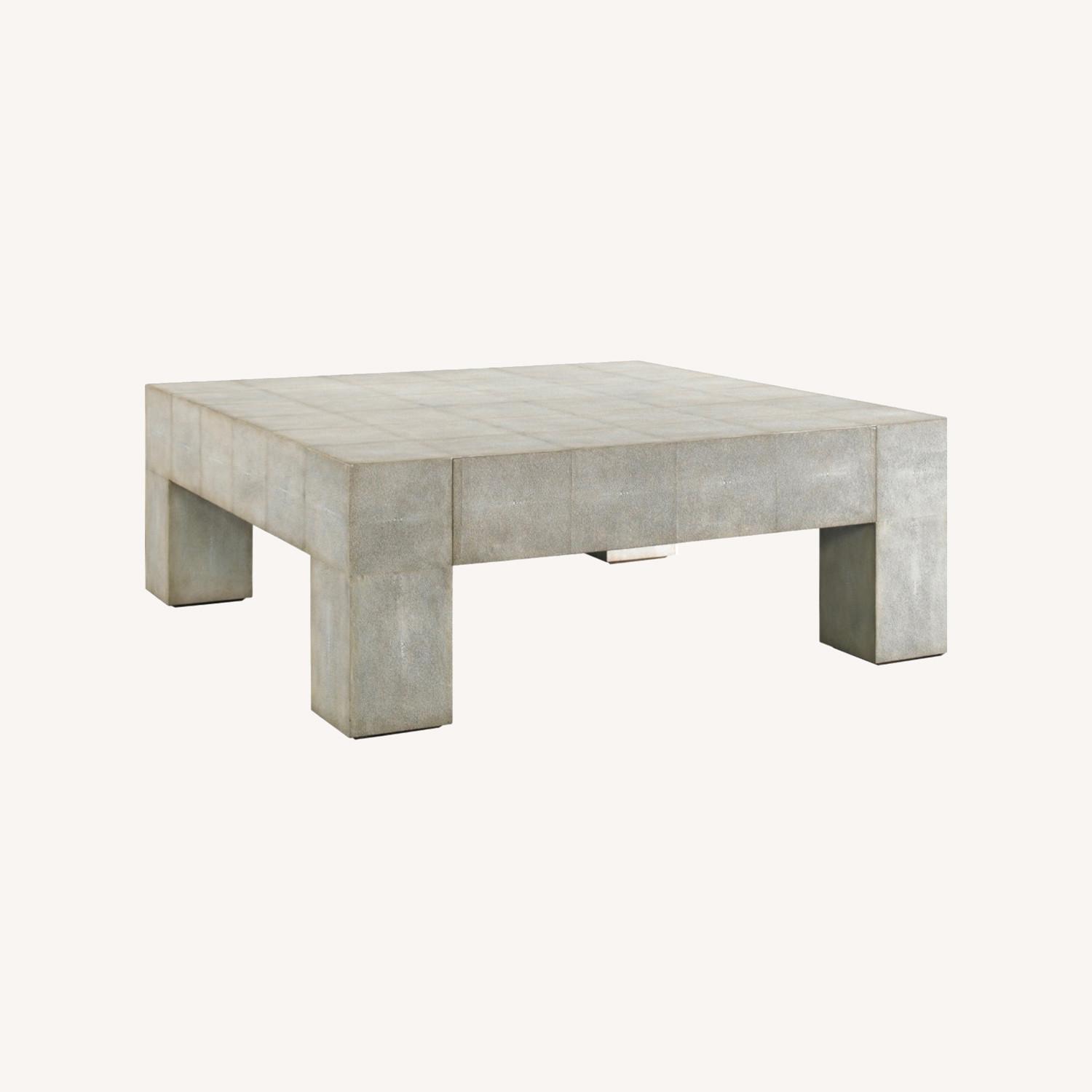Lillian August Shagreen Cocktail Table - image-0