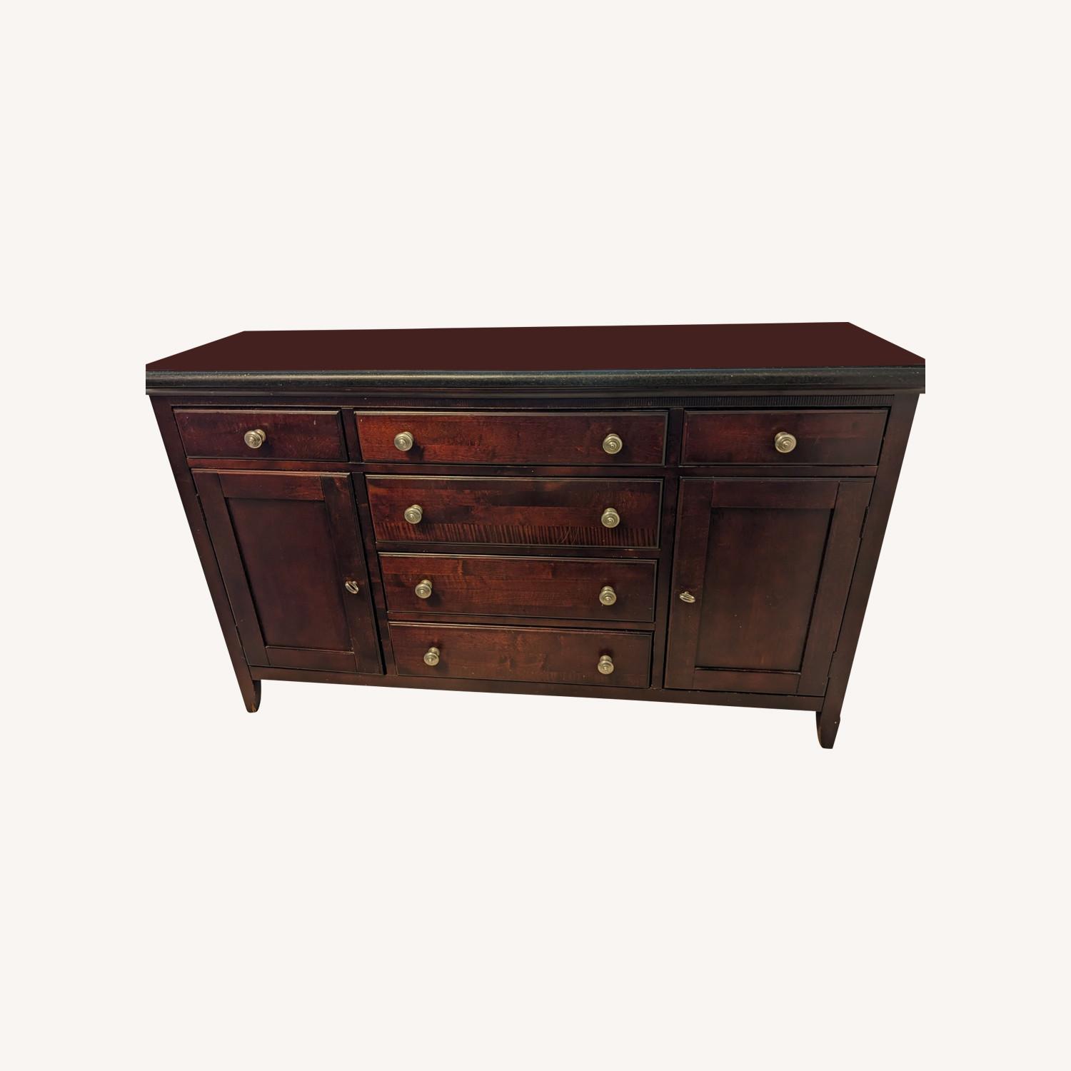 Classic Sideboard / Buffet with Granite Top AptDeco