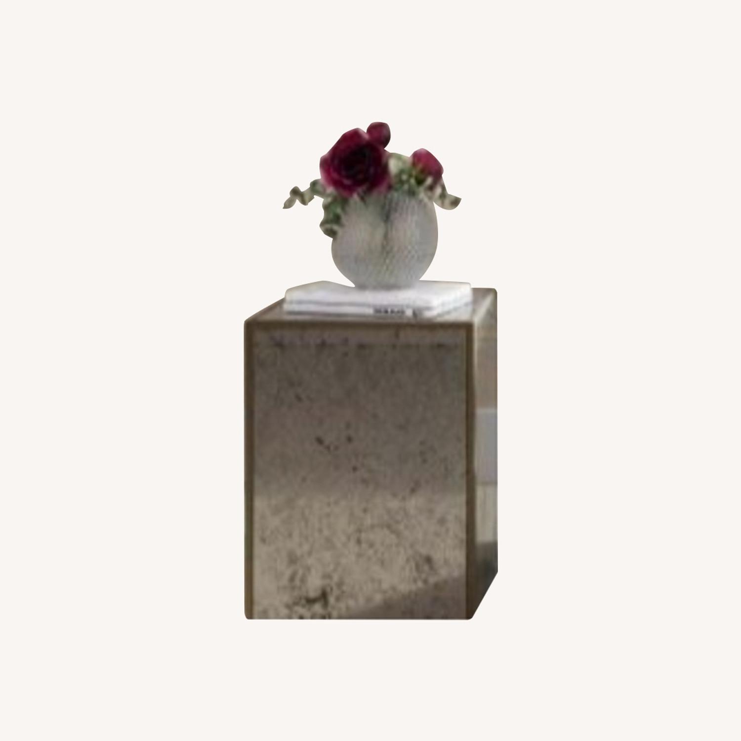 Pier1 Imports Mirrored Distressed Cubes (Set of 2) - image-0