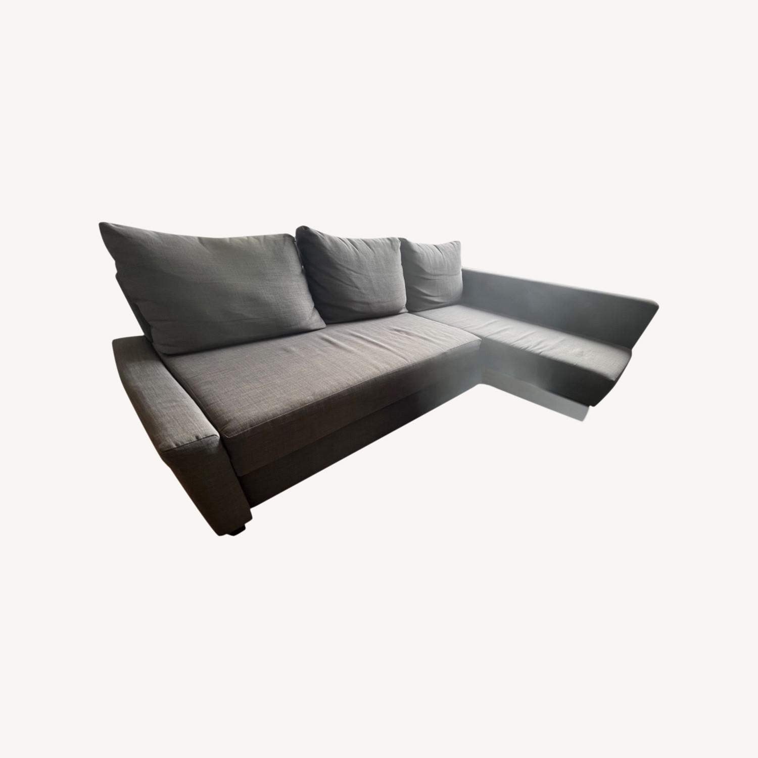 IKEA Friheten Sleeper Sofa Sectional with Storage - image-0
