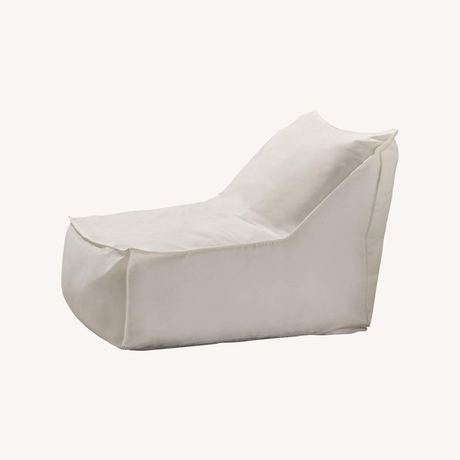 Christopher Knight Home Bean Bag Chair White AptDeco