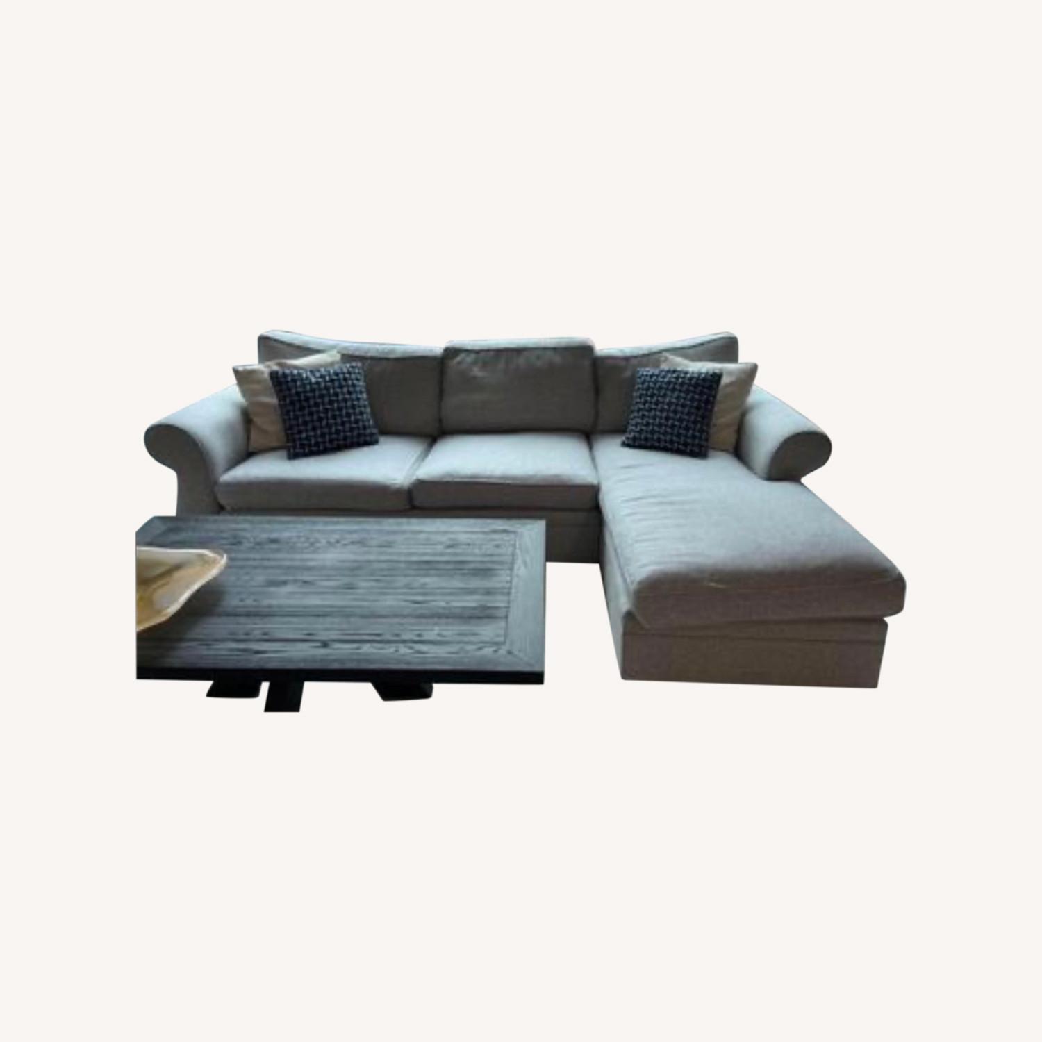 Pottery Barn Pearce 2 Piece Sectional Couch - image-0