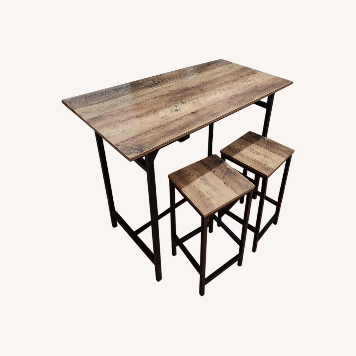 Henry Street Bar Dining Table w Stools - image-0