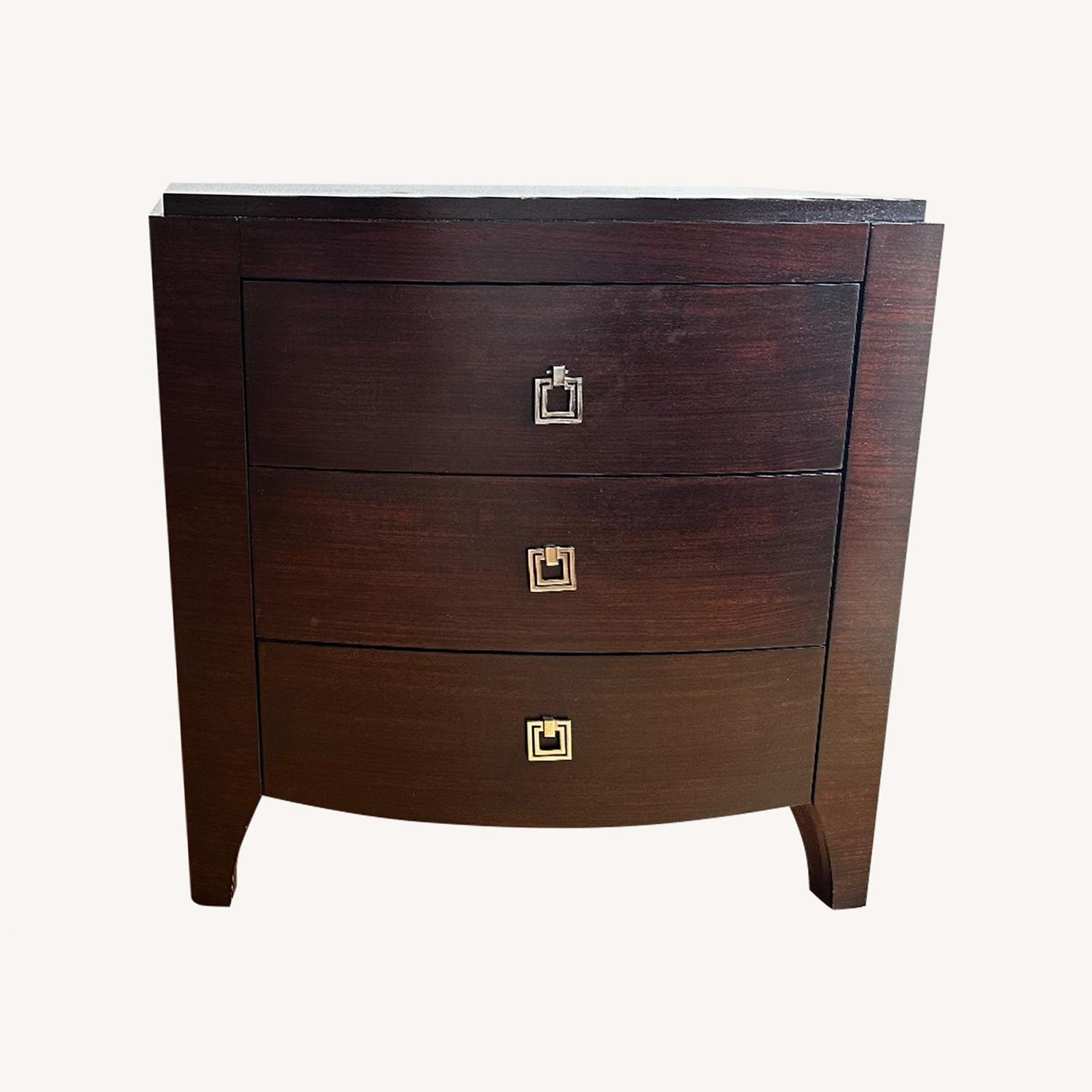 Solid Wood Z Gallerie Nightstand Pair AptDeco