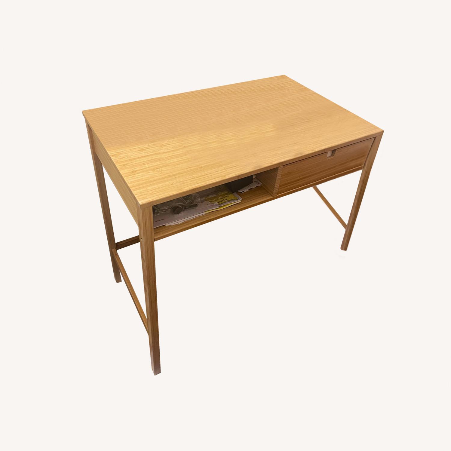 IKEA Bamboo Desk (NORDISKA Dressing Table) AptDeco