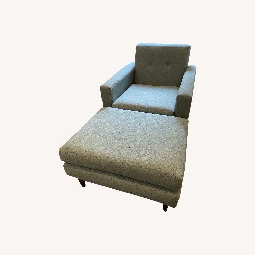 Used Joybird Korver Apartment Chair and Ottoman for sale on AptDeco