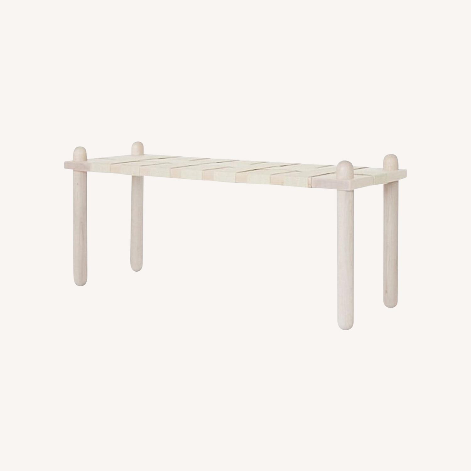 West Elm kdd:krig HOME Capsule Bench-Maple & Jute - image-0