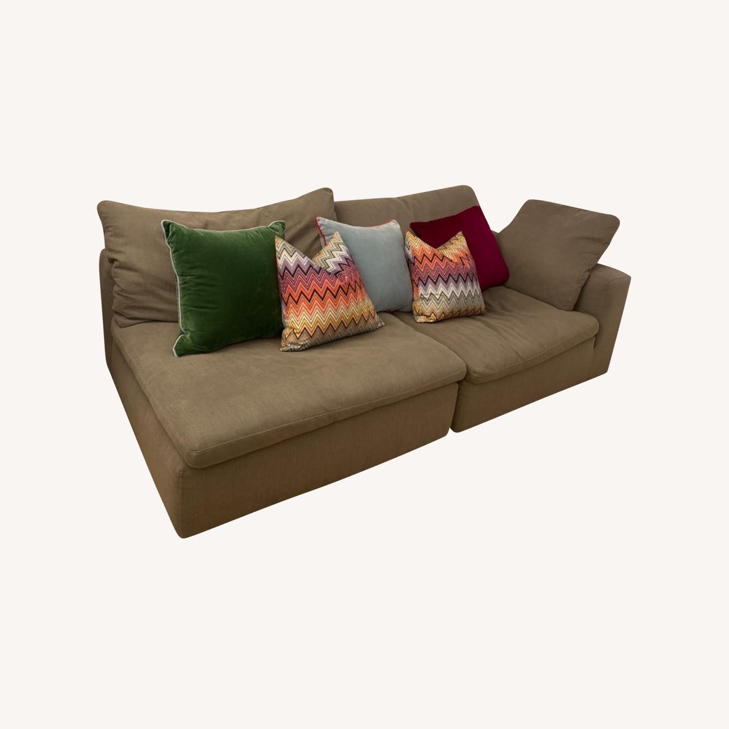 Bob's Dream Gray 2piece Sectional AptDeco