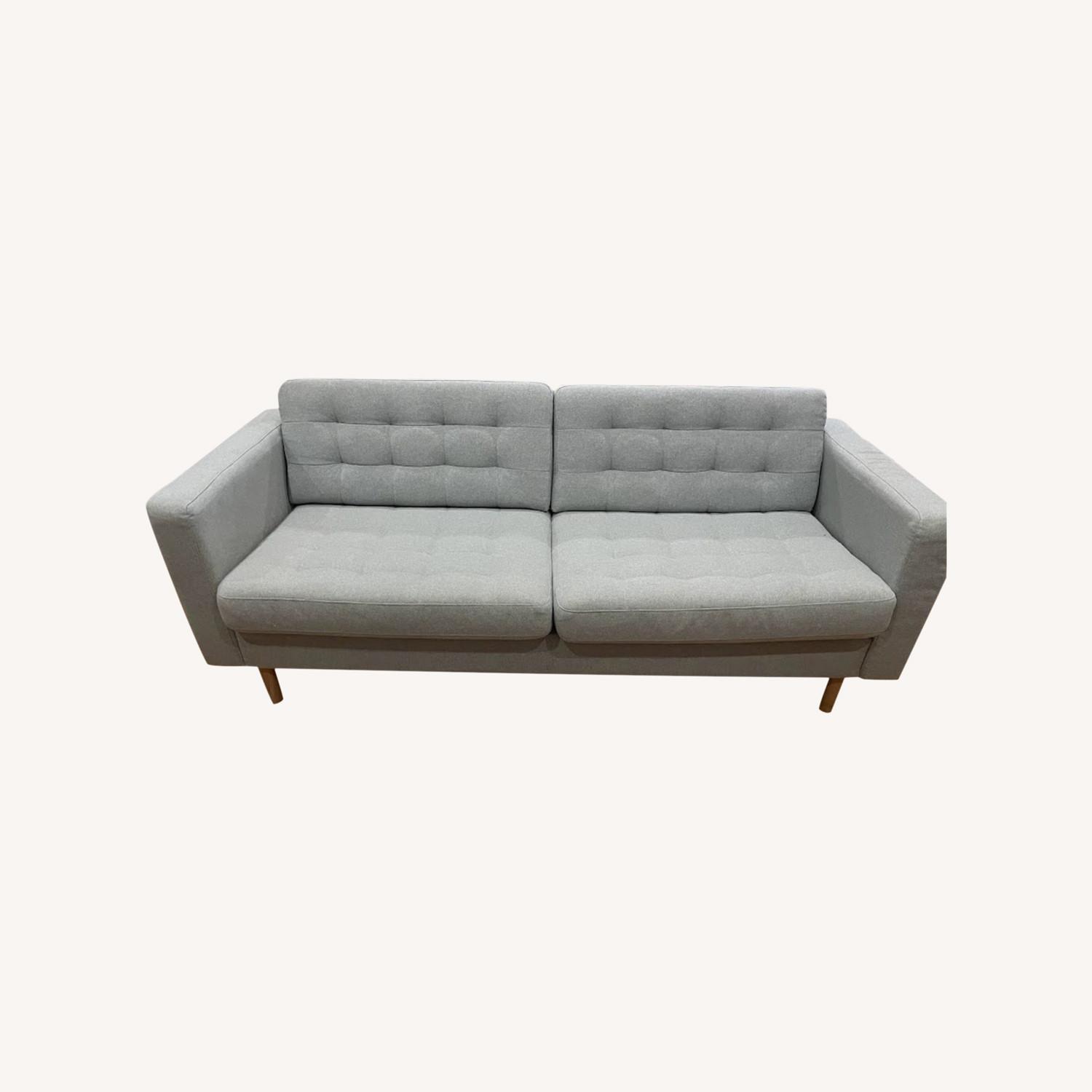 IKEA Morabo Sofa - Light grey / Silverish Blue - image-0