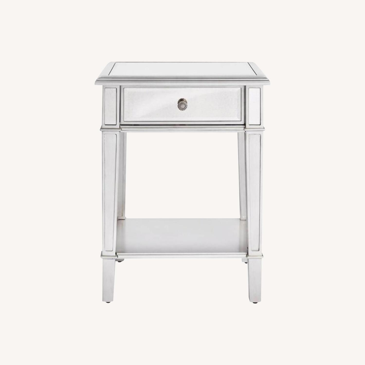 Mirrored Nightstand Set - image-0
