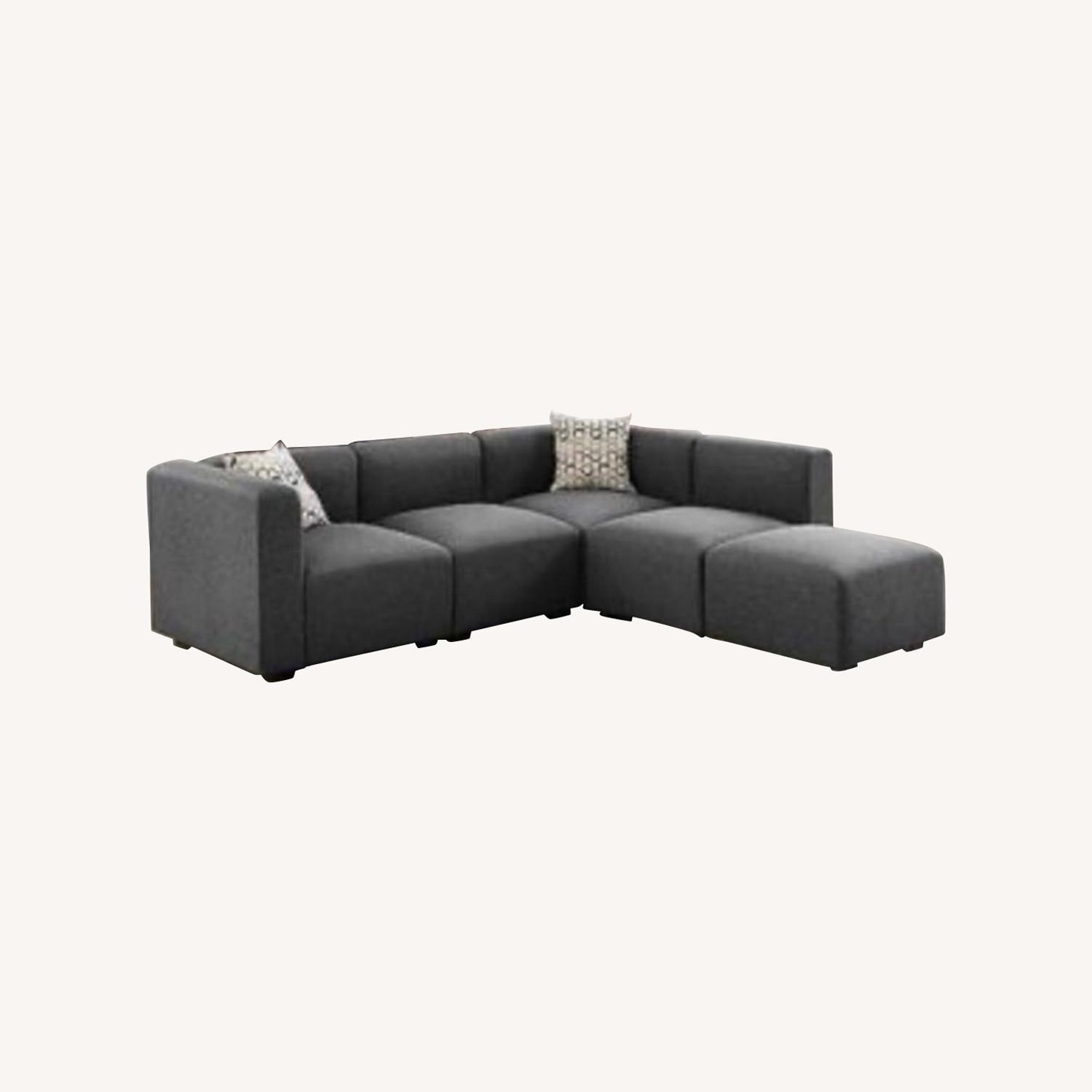 Modular Sectional Apartment Sofa - image-0