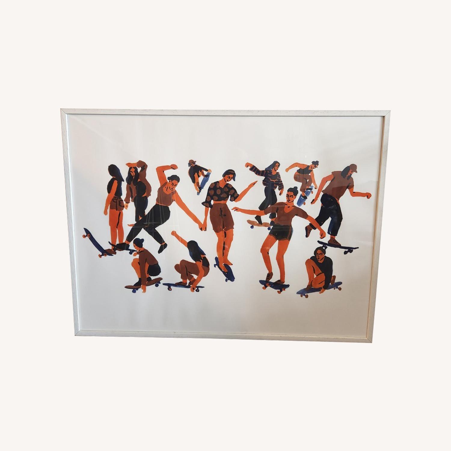 Leah Reena Goren Skaters Art Print - image-0