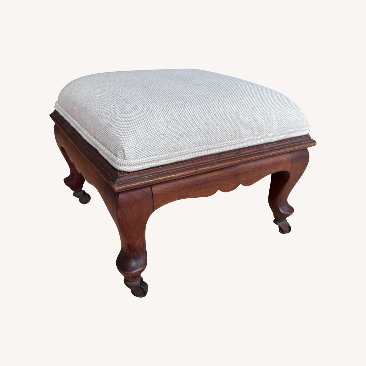 Charming Antique Footstool - image-0