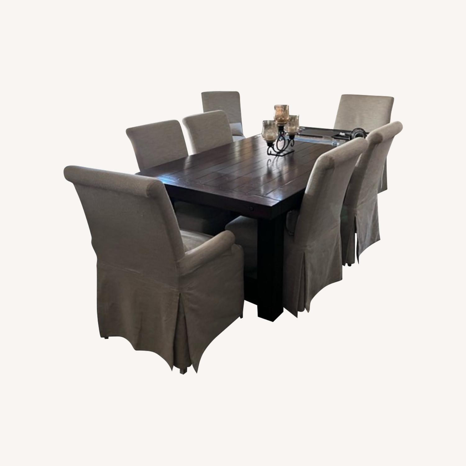 Dining Table and 8 Chairs - AptDeco