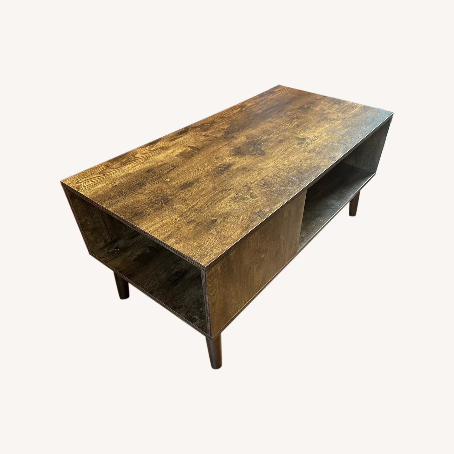 Wayfair Brown Coffee Table with Two Compartments - image-0