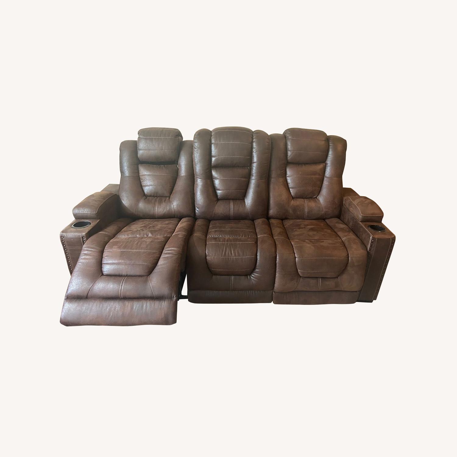 Ashley Dual Power Recliner - image-0
