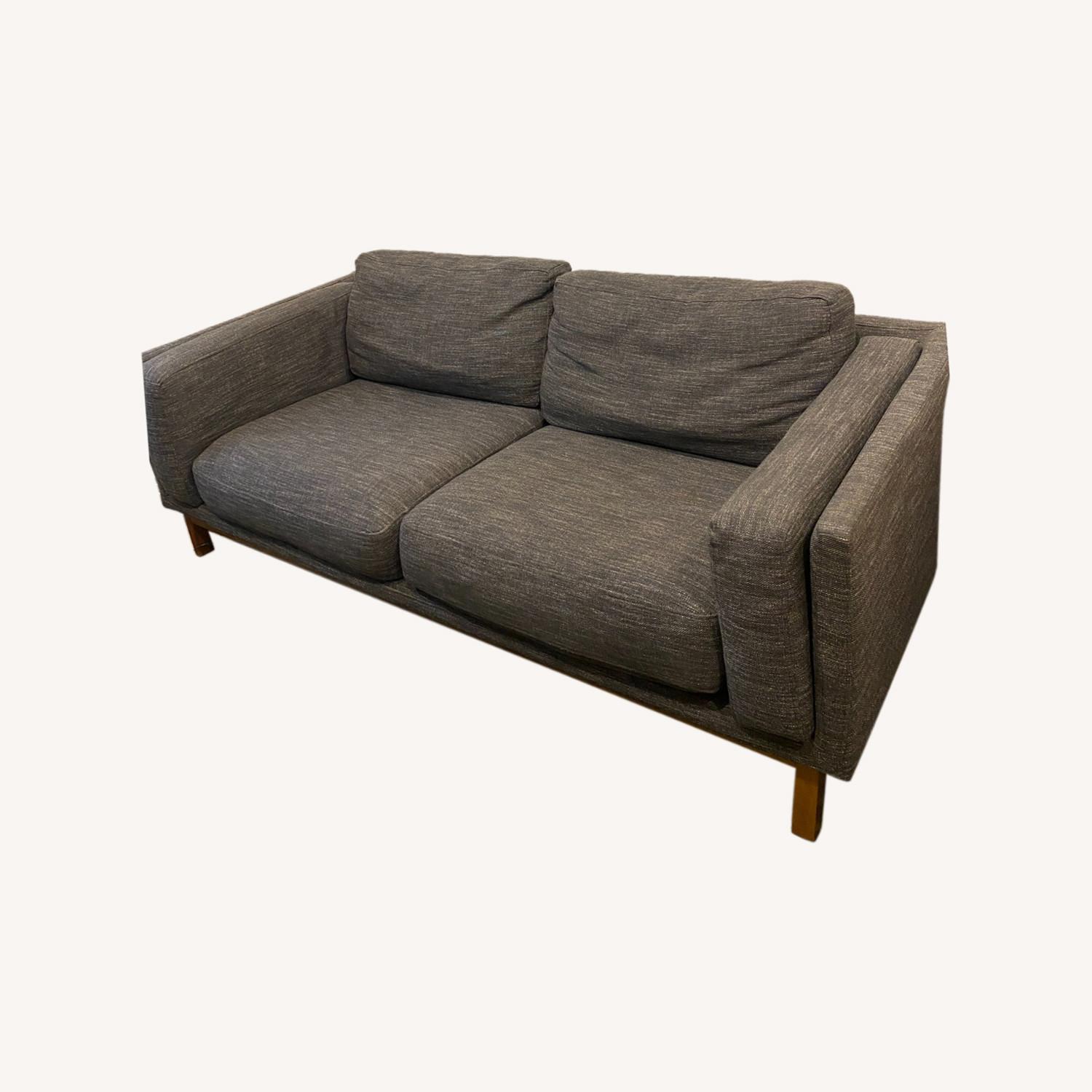 West Elm Charcoal Sofa - image-0