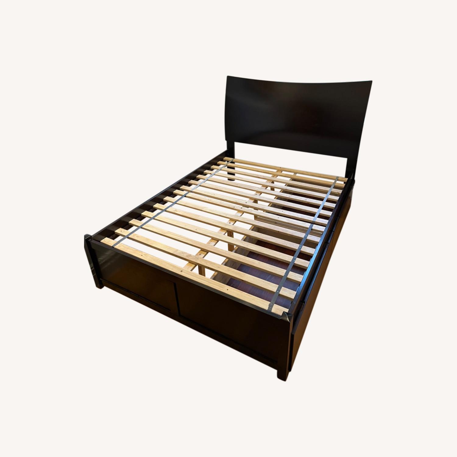 Milano Platform Full Bed with 2 Drawers AptDeco