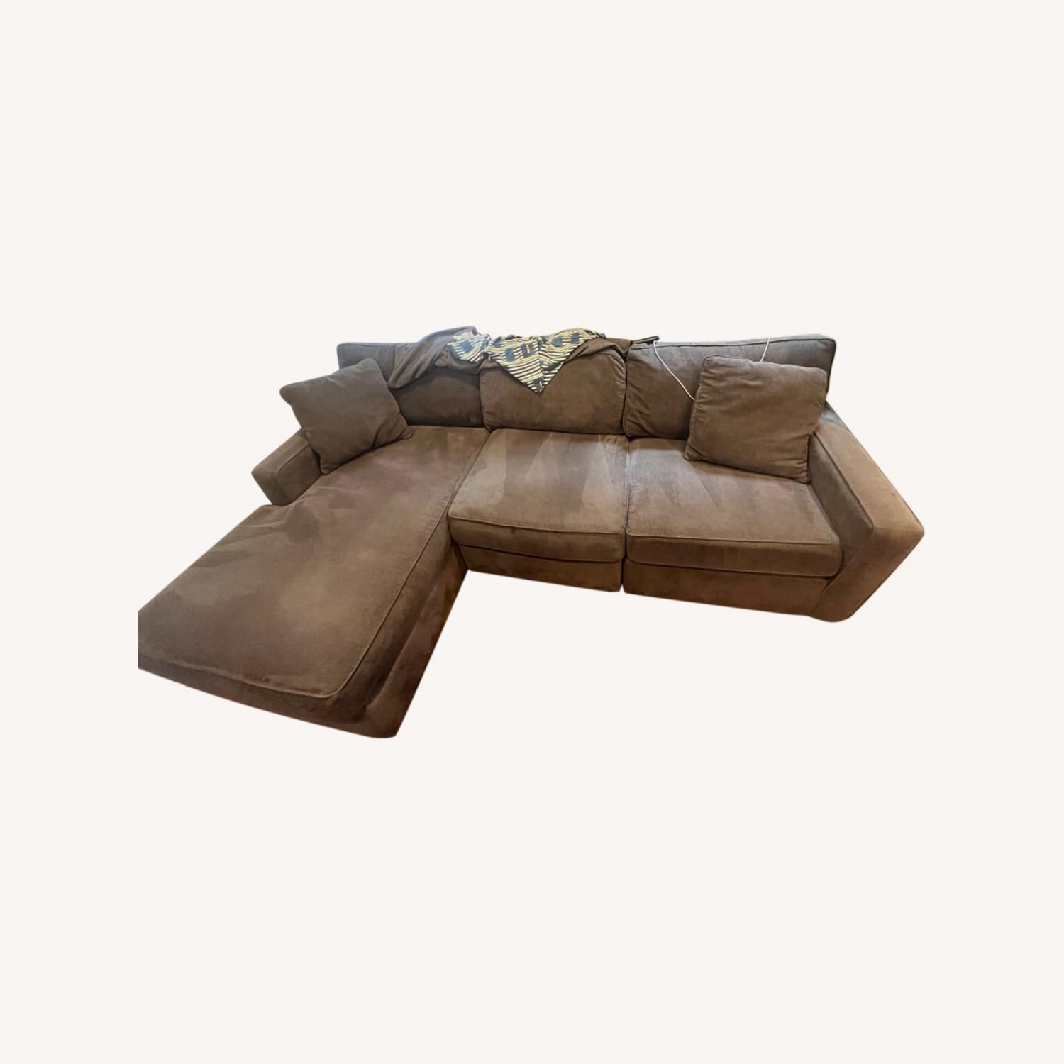 Macy's Cozy Chaise Sectional - image-0
