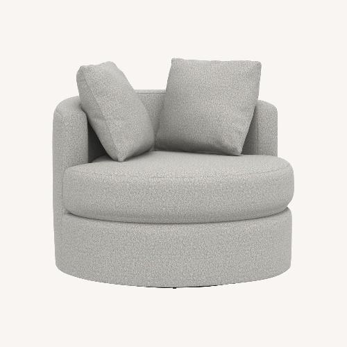 Potter Barn Balboa Swivel Arm Chair AptDeco