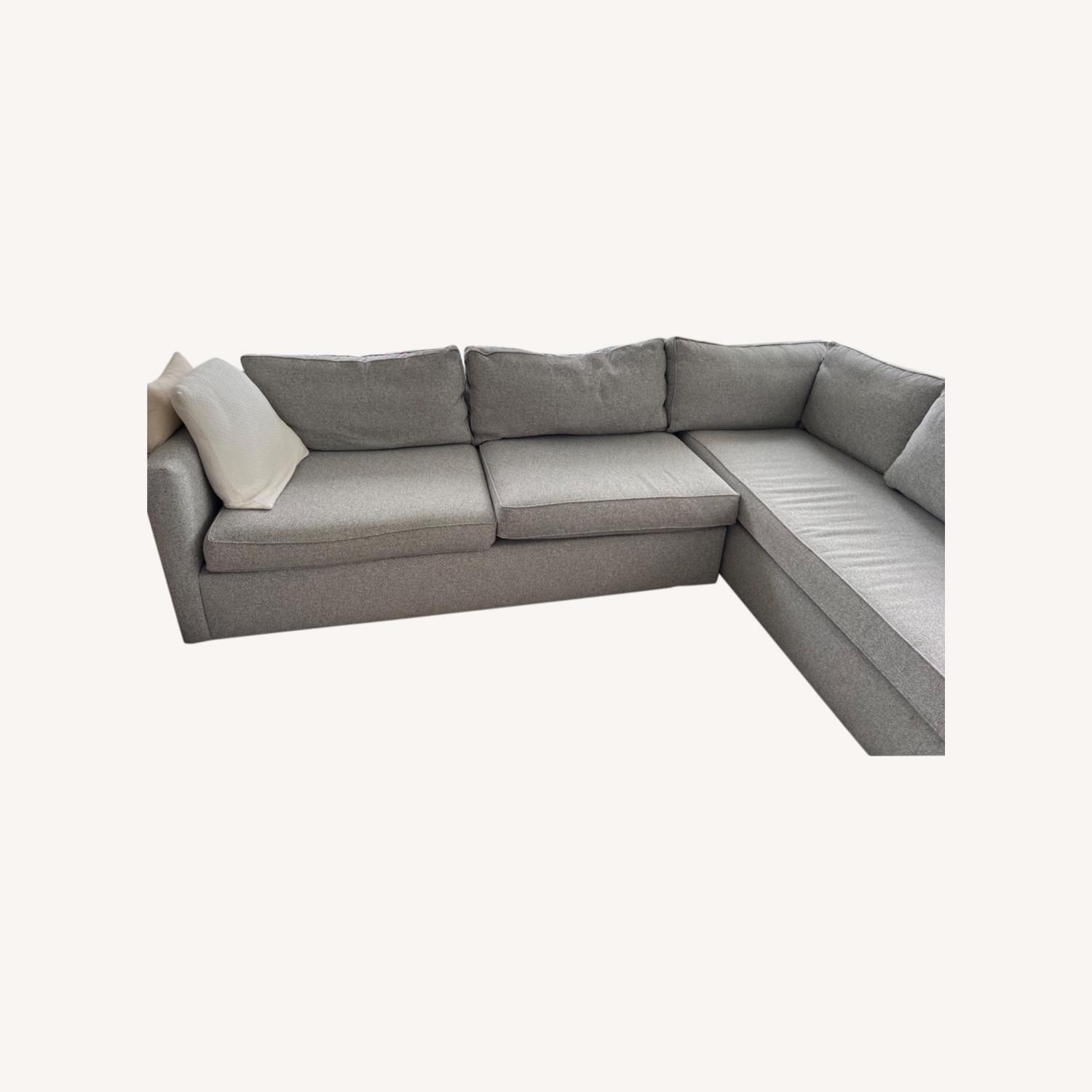 West Elm Harris 2piece Sectional Sofa AptDeco