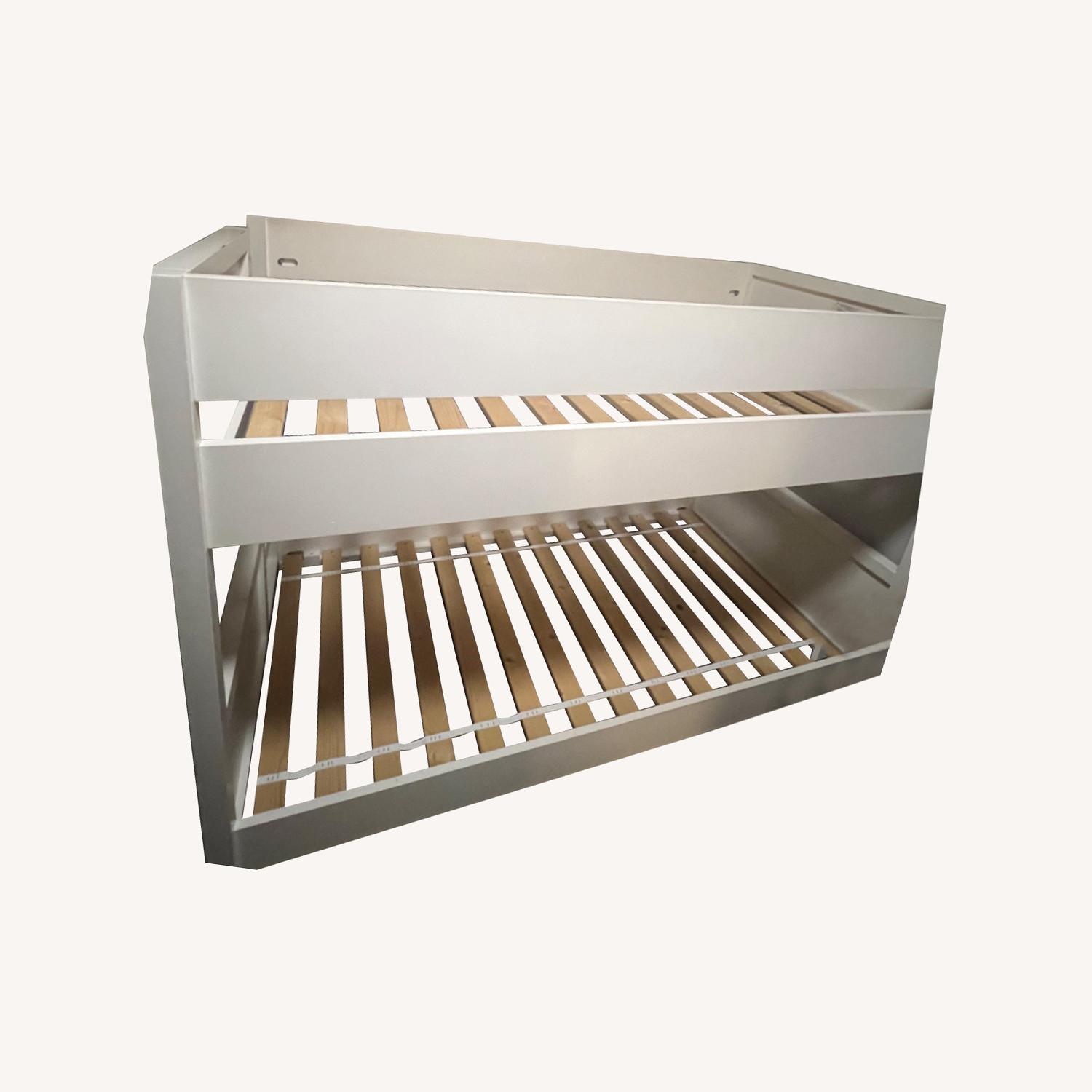 Pottery Barn Kids White Camden Low Bunk Bed - image-0