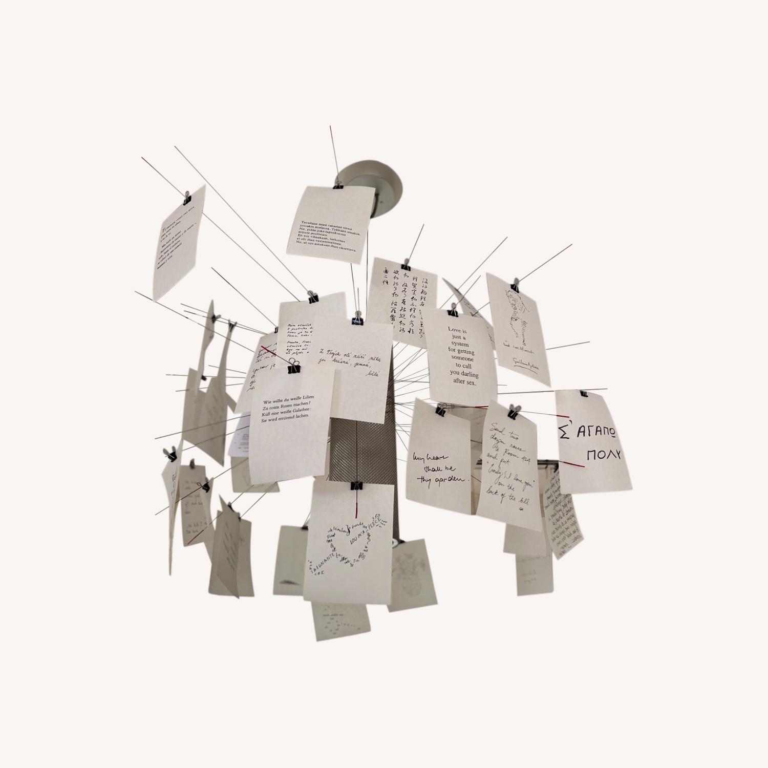 Ingo Maurer Zettel'z 6 Paper Chandelier - image-0