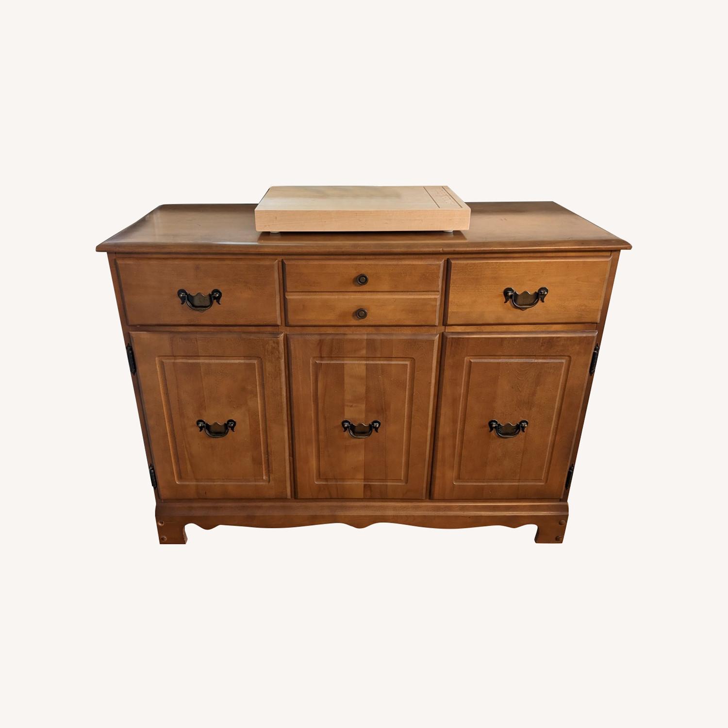 Vintage Solid Maple Buffet - image-0