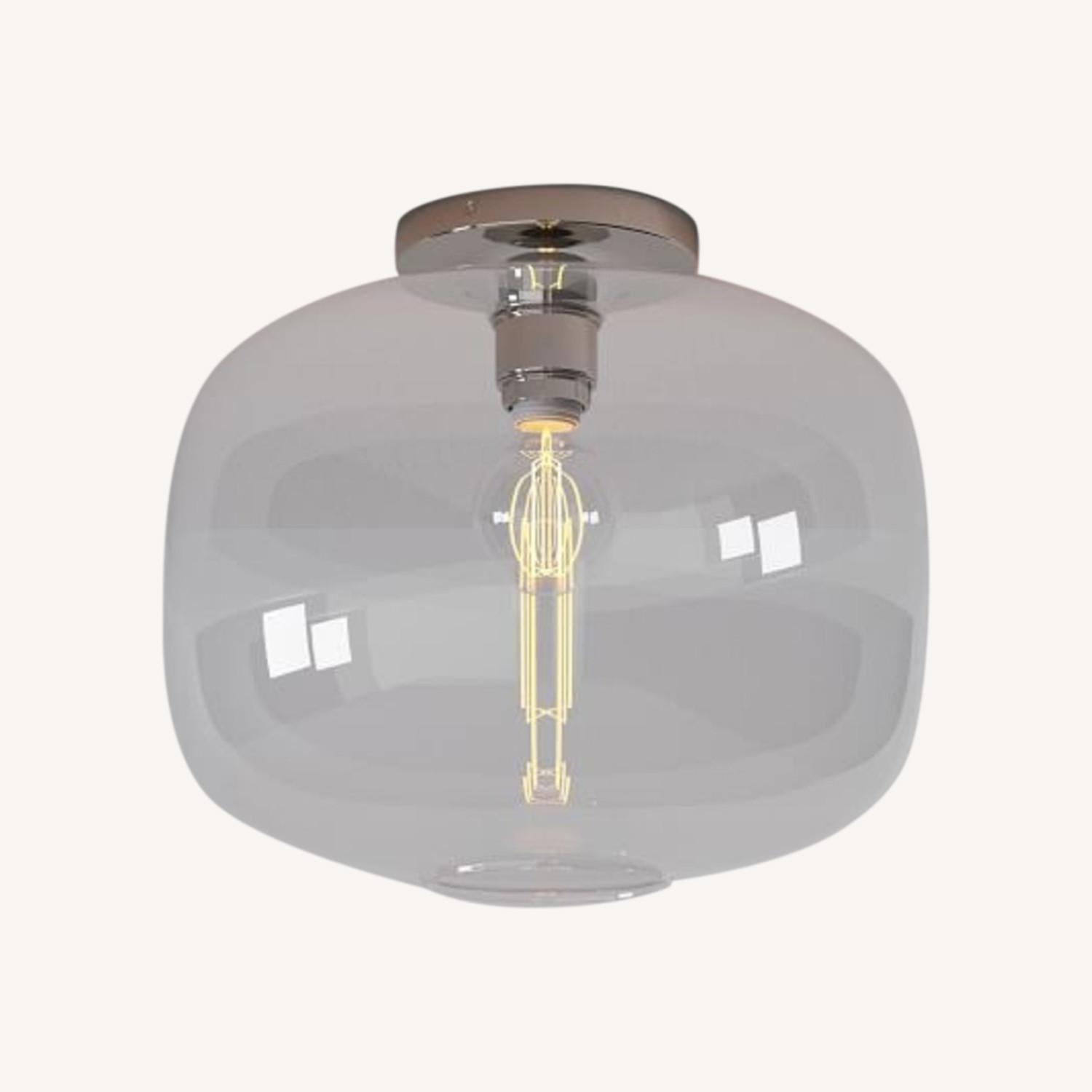 West Elm Sculptural Pebble Flushmount - image-0