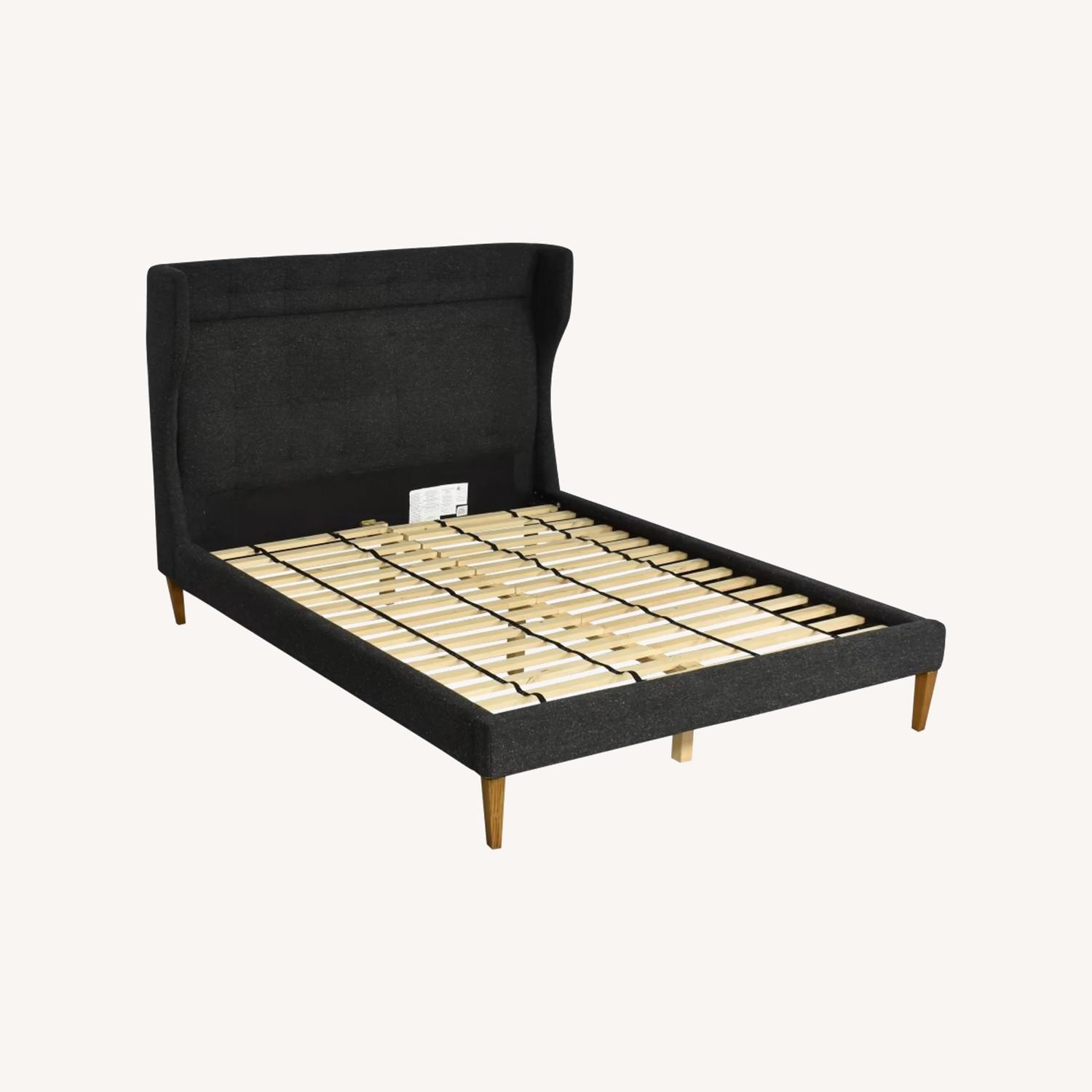 West Elm Wing Back Bed - image-0