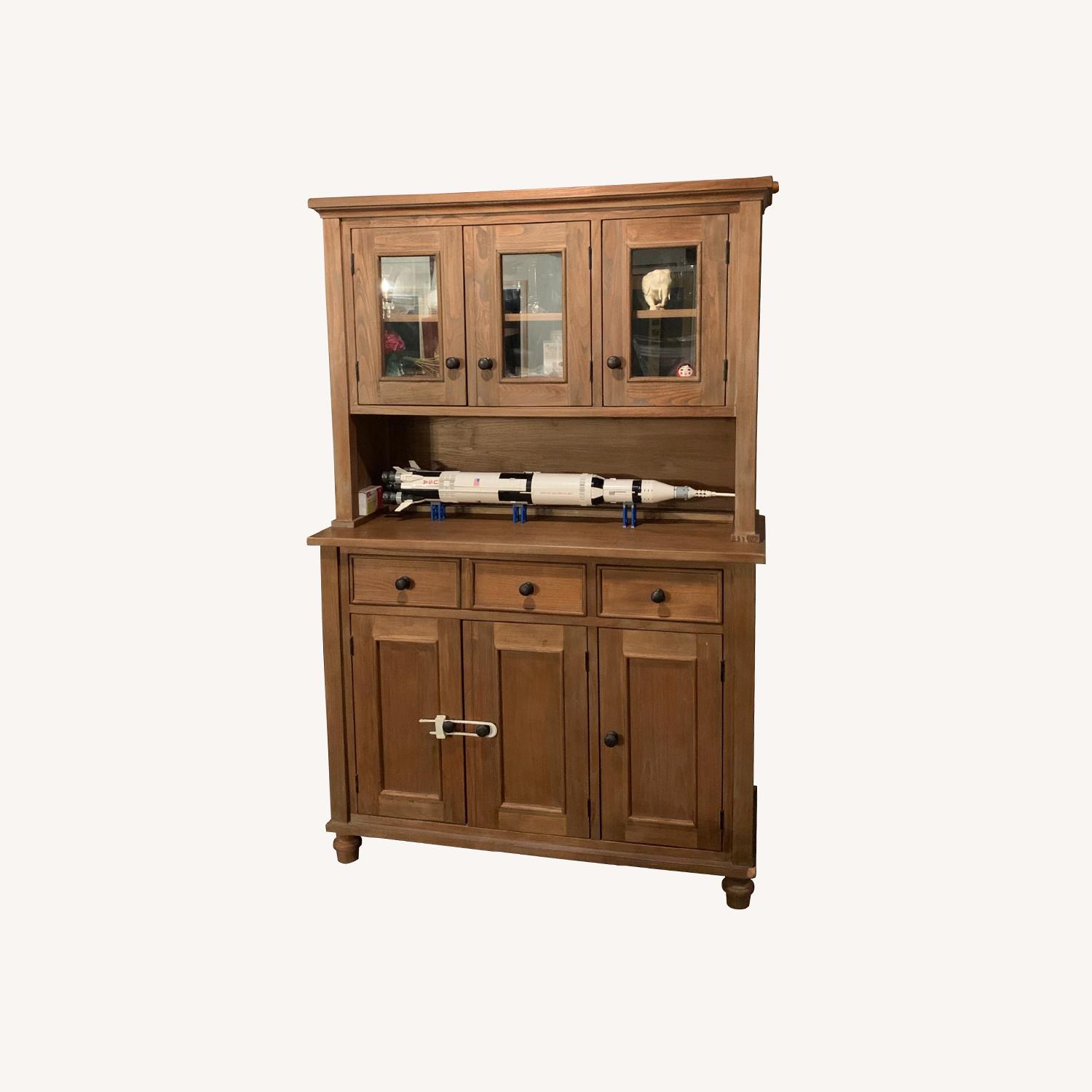 Crate & Barrel Buffet With Hutch - image-0