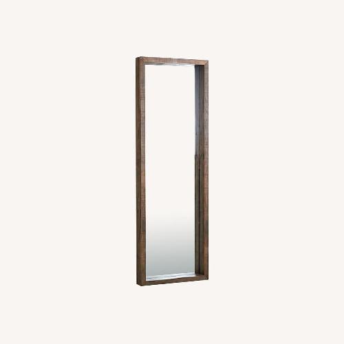 West Elm Cateye Metal Wall Mirror, Antique Brass AptDeco