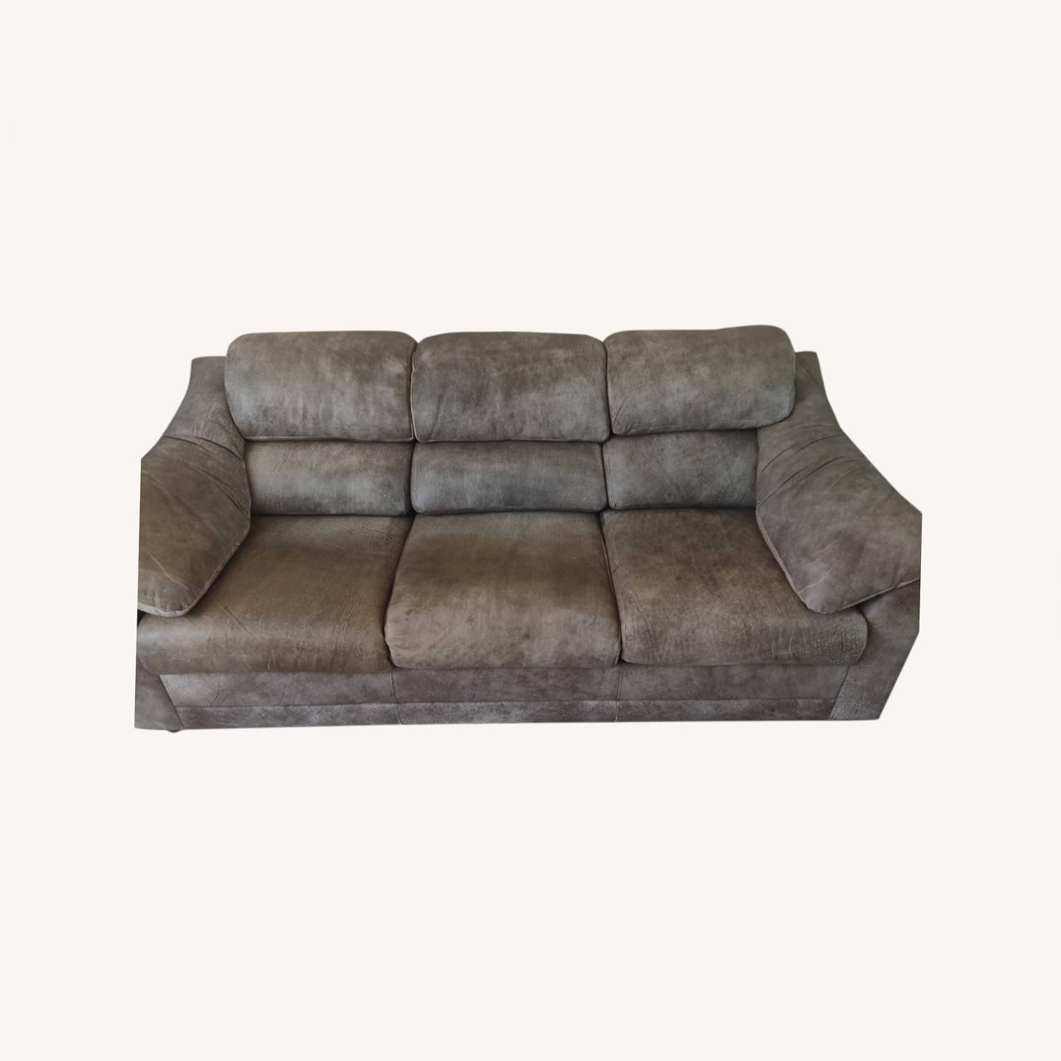 Dark Brown and Comfortable Sleeper Sofa - image-0