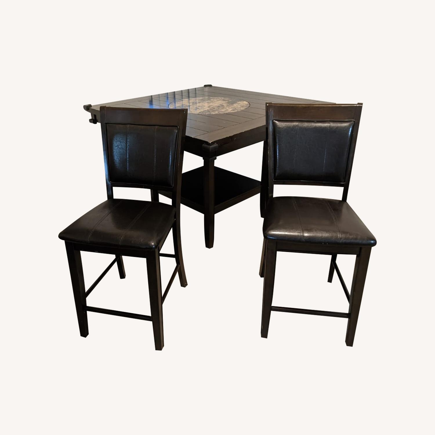 Living Spaces Counter Table / Dining Table Set - image-0