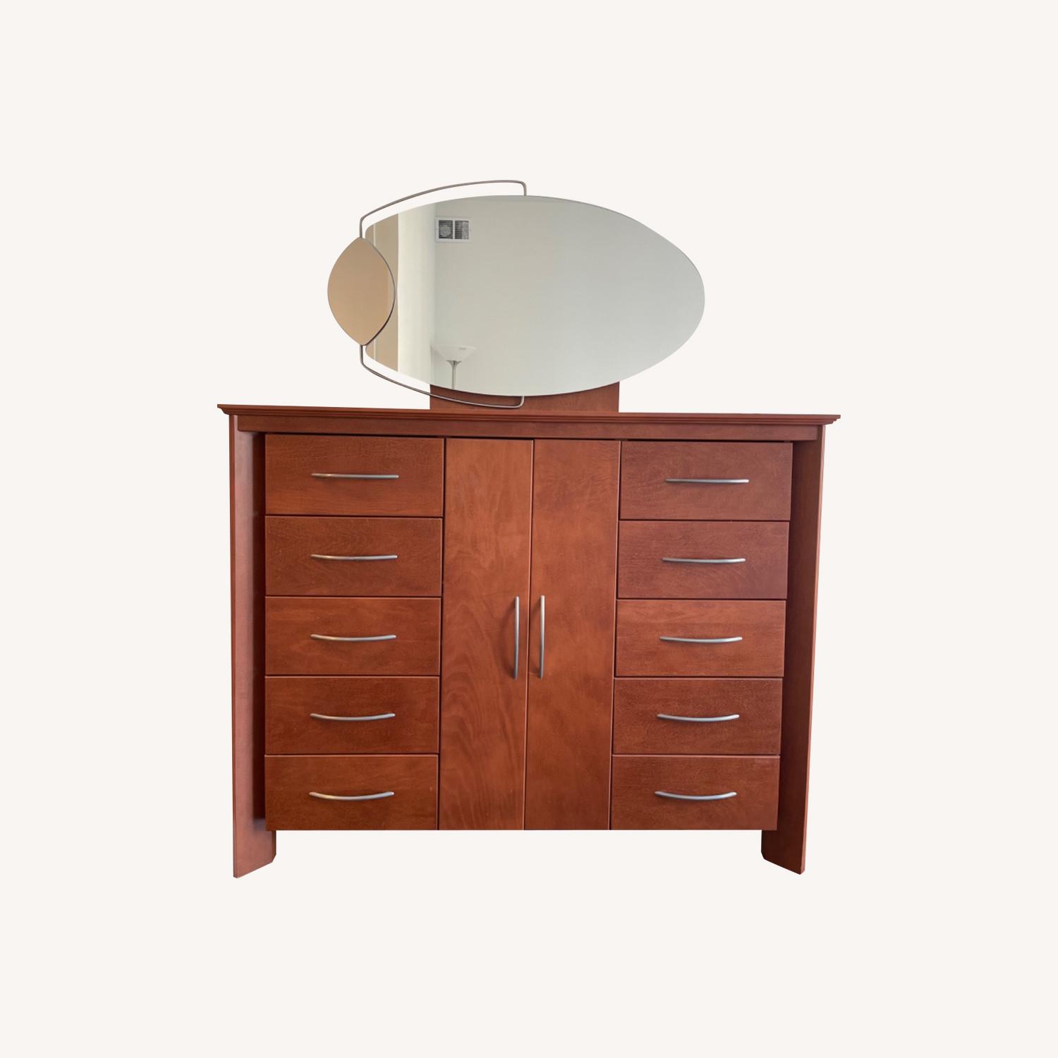 Brown Dresser - image-0