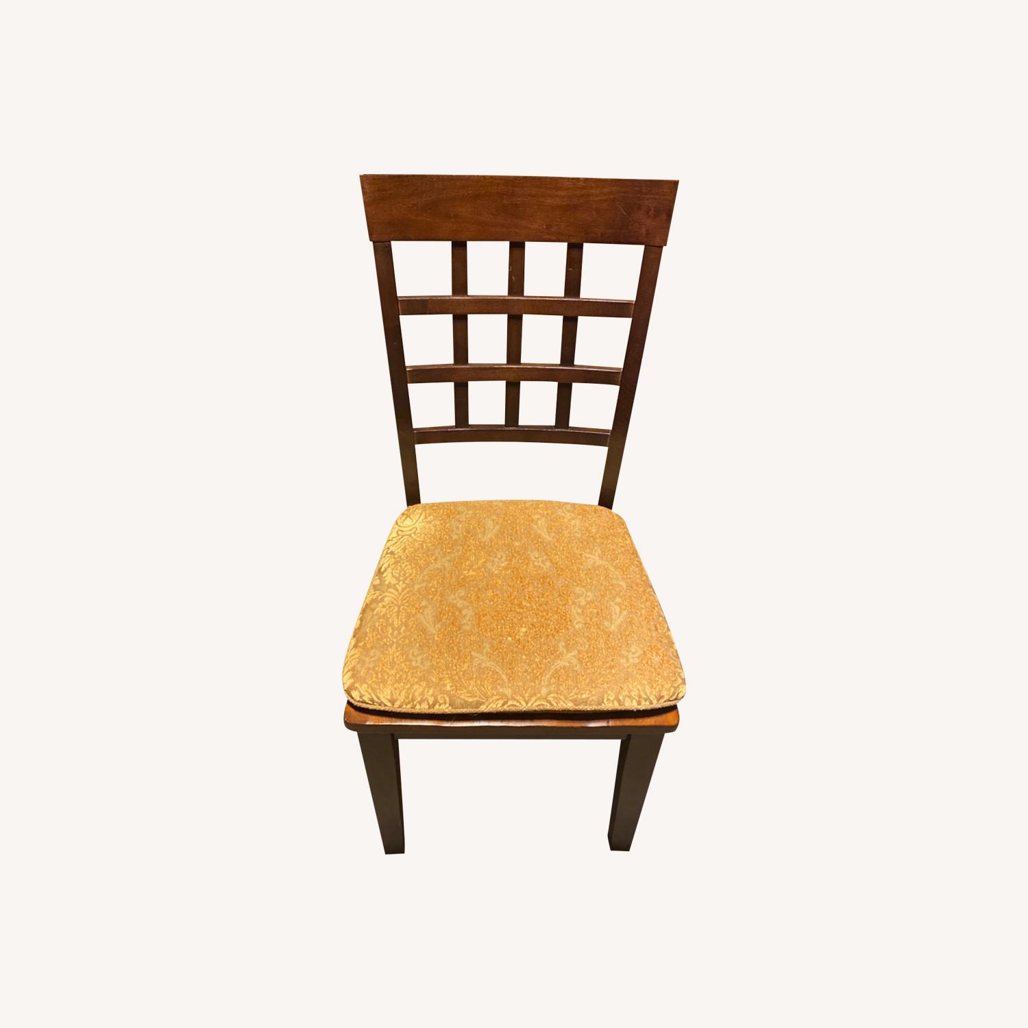 Macy's Dark Brown Wooden Dining Chairs - image-0