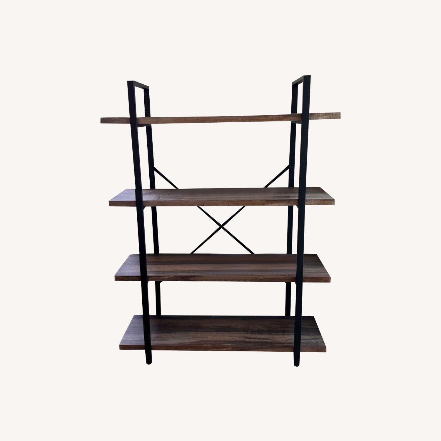 4 Tier Wooden Bookshelf - image-0