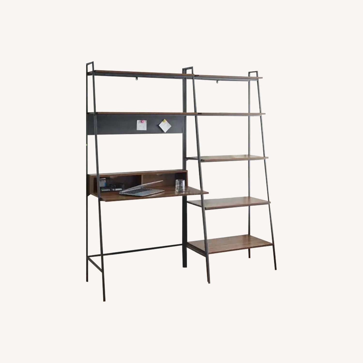 Middlebrook Lahuri 2-Piece Desk & Ladder Shelf Set - image-0
